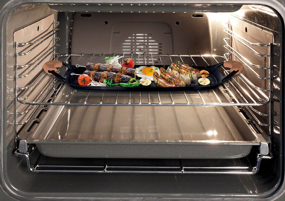 Berlinger Haus Marble Coating Grill Plate 47cm - Rose Gold Collection