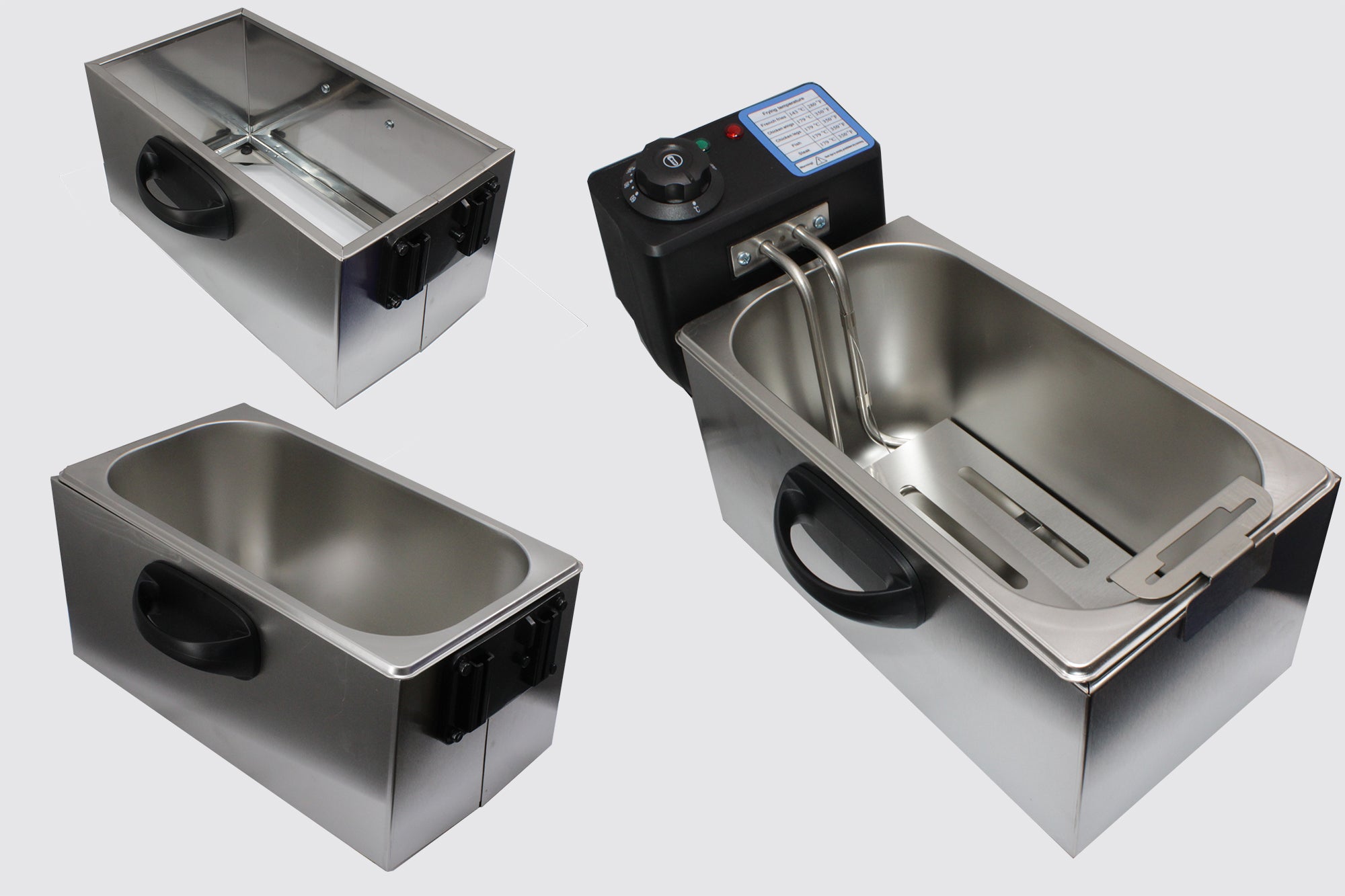 4 Liter 2000W Electric Deep Fryer with Detachable Heating Element