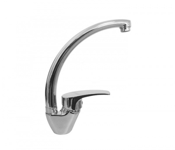 LMA Sanitary-Ware Swiveling High-Spout Kitchen Sink Mixer