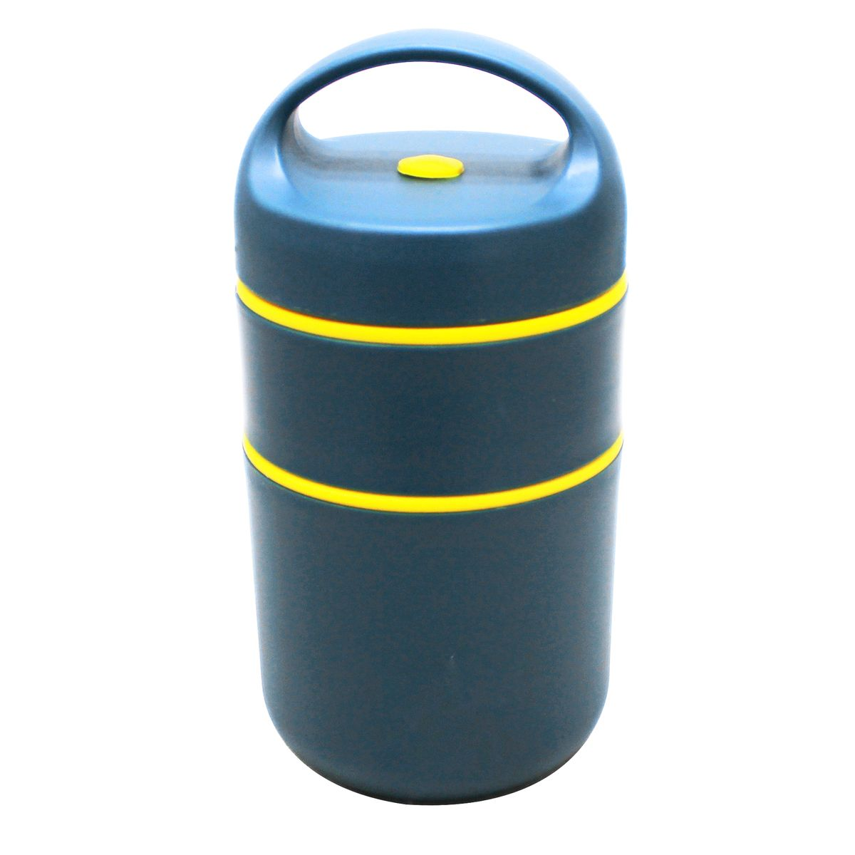 LMA 2 Tier S.Steel Vacuum Insulated Vented Bento Thermos Lunch Boxes 600ml - Blue