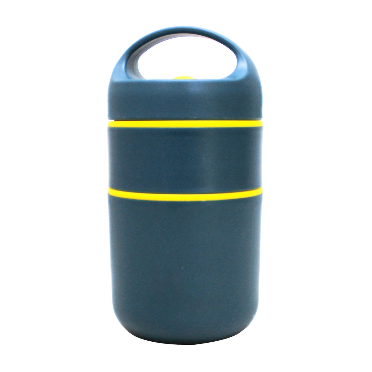 LMA 2 Tier S.Steel Vacuum Insulated Vented Bento Thermos Lunch Boxes 600ml - Blue