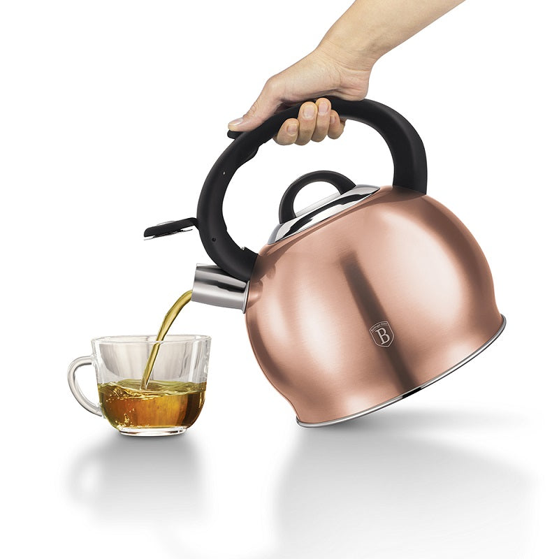 Berlinger Haus 3.0L Whistling Teapot - Rose Gold