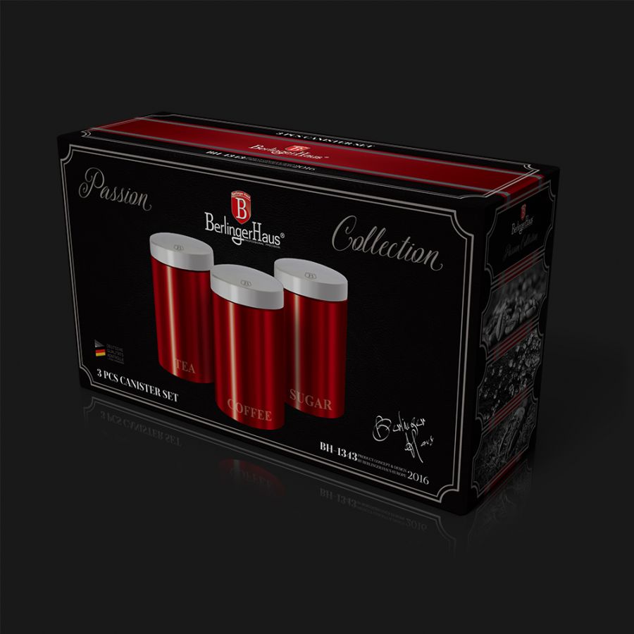 Berlinger Haus 3 Piece Kitchen Canister Set Berlinger Haus