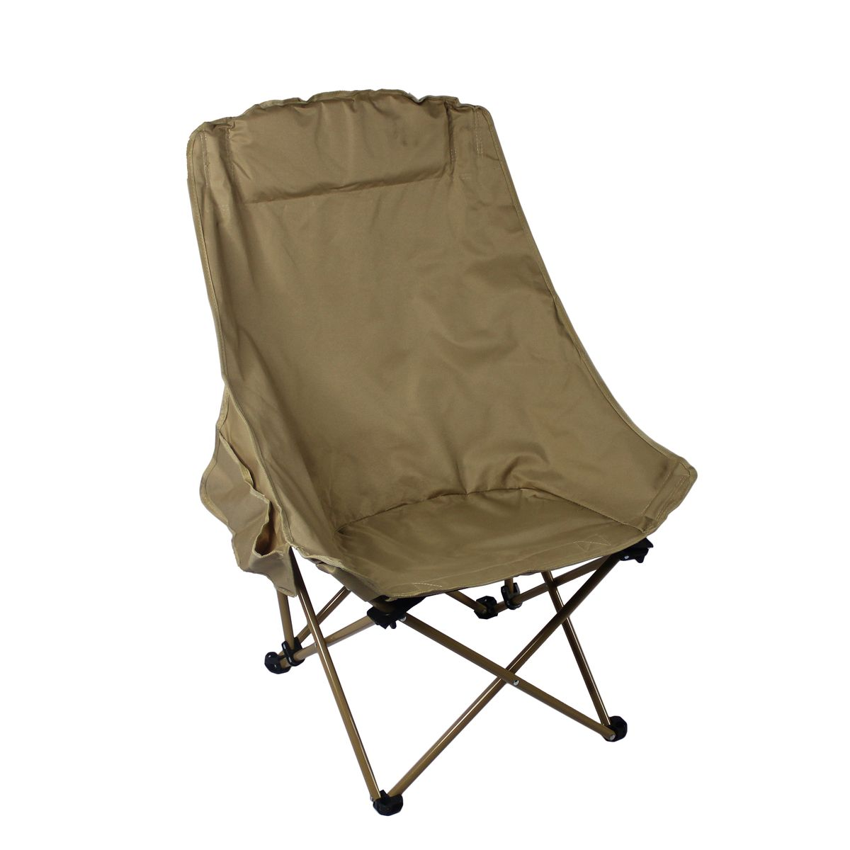 52x38x92cm High-Back Padded Headrest Half Moon Adult Camp Chair FX7170