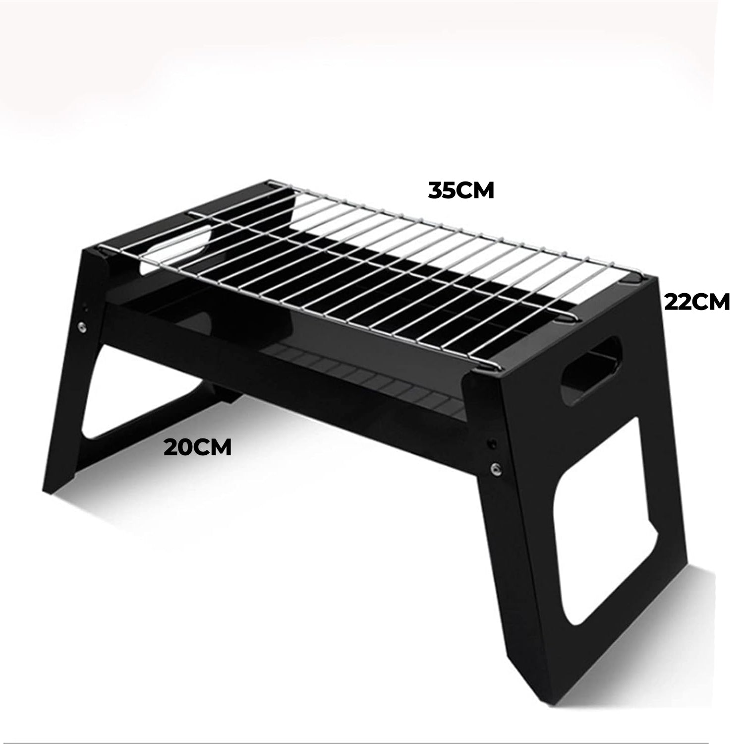 Compact & Lightweight Portable Folding Braai Stand - 35x22x20cm FX-9204