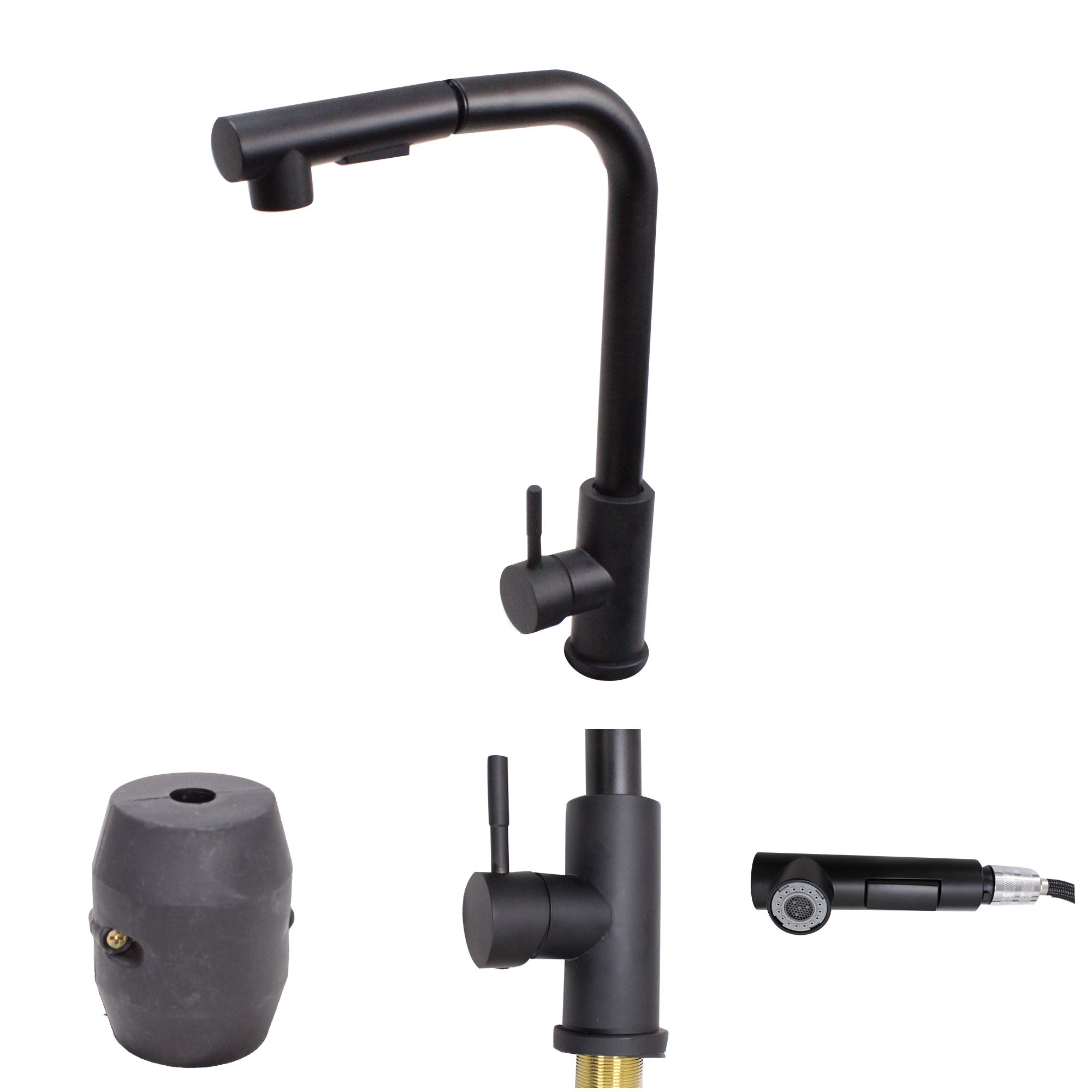 LMA 2 Mode Pullout Kitchen Mixer with 360 Degree Swivel Spout