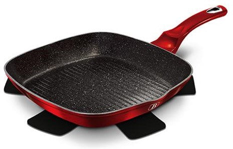 Berlinger Haus Marble Coating Grill Pan 28cm - Black Burgundy Edition