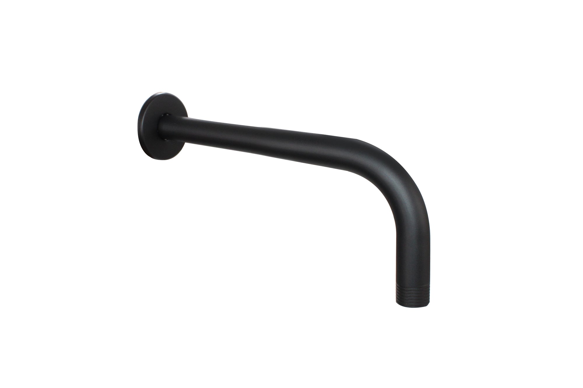 LMA Branded Wall-Mounted Round Shower Arm with Flange