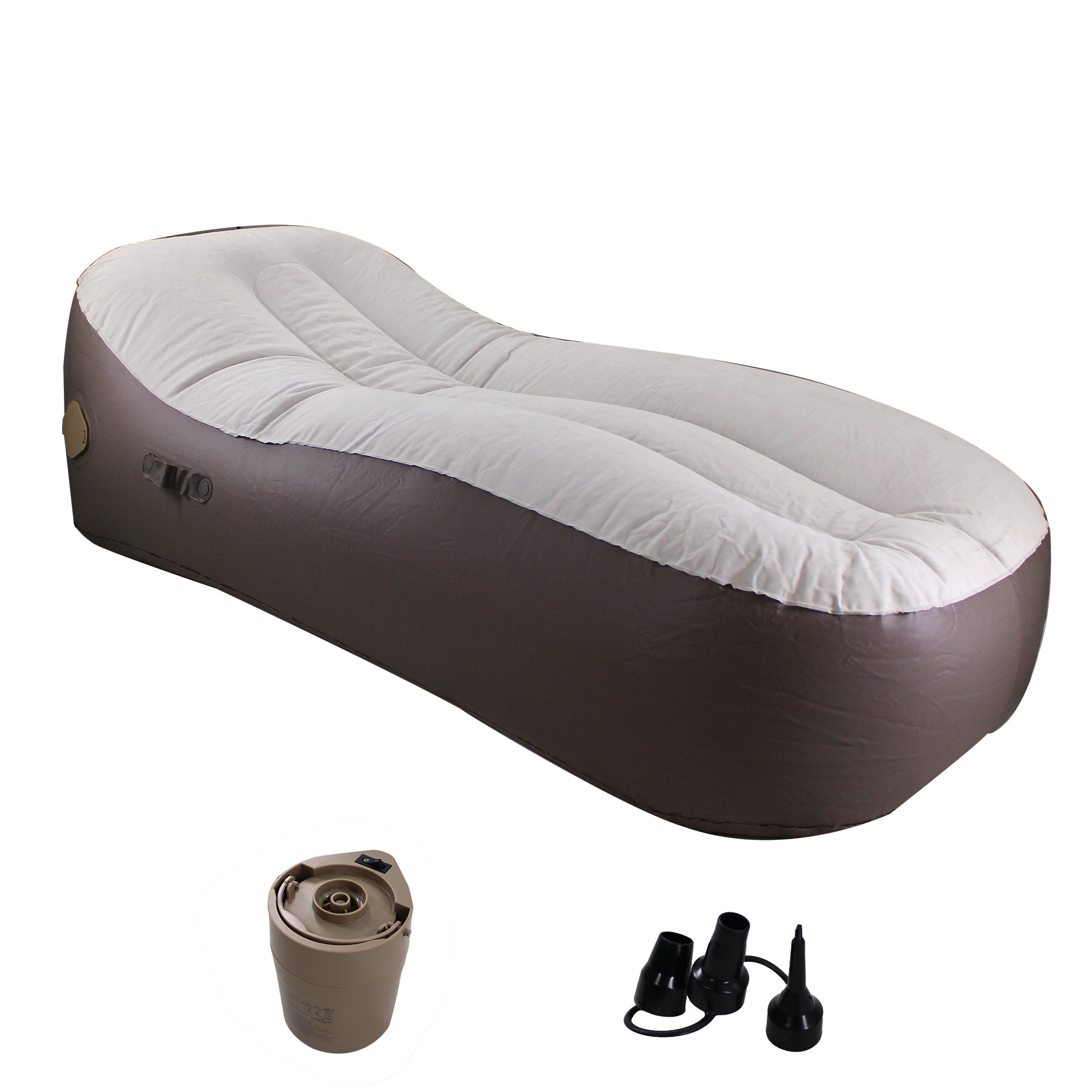 Chanodug Inflatable Camping & Pool Sofa Bed & Rechargeable Air Pump