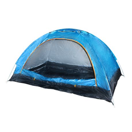 200x150cm 2 Person Waterproof Dome Pop Up Tent with Sunroof & Inner Lining