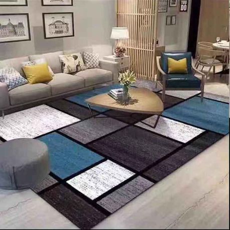 200cm by 150cm - Modern 3D Geometric Design Area 1 Rug