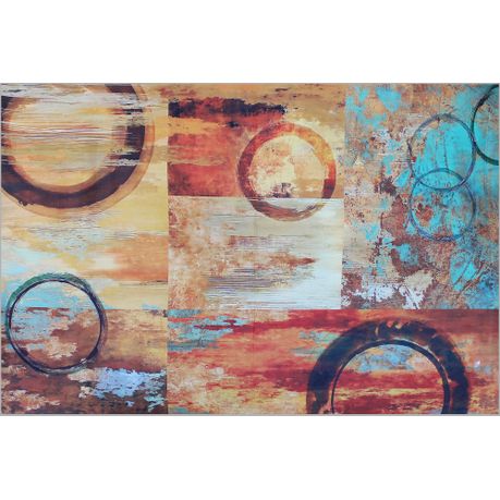 200cm x 150cm - Modern Printed 3D Geometric Design Area 39