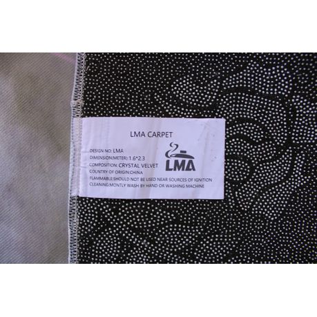 230cmx160cm LMA Authentic 3D Printed Design Lightweight Rug - NR46