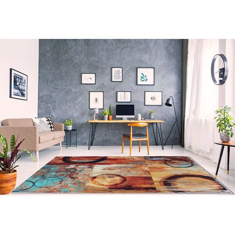 200cm x 150cm - Modern Printed 3D Geometric Design Area 39