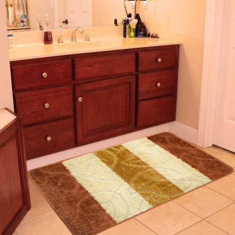 60x100cm 3 Piece Turkish Toilet Mat & Cover Set with Non-Slip Under P/B/I