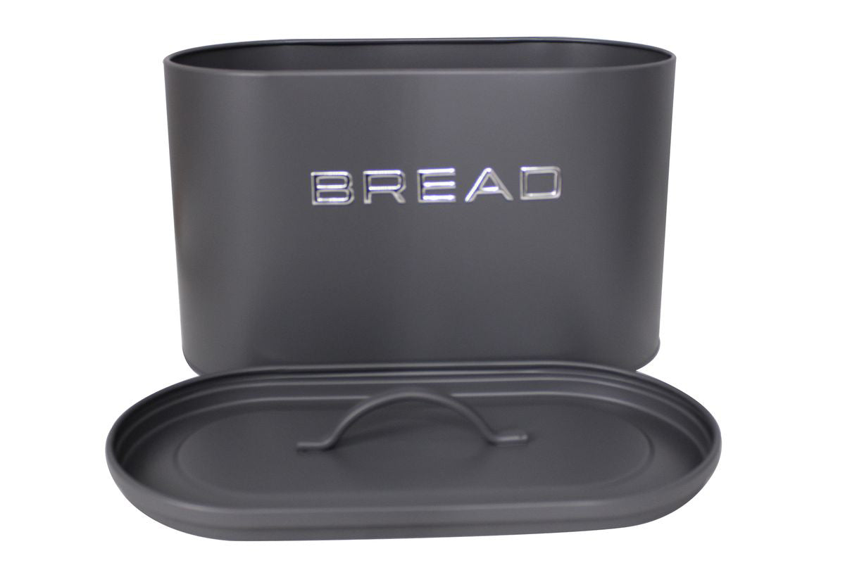 2 Loaf 3D Icon Bread Bin and Canisters with Long Stem Serving Spoons - 7 Piece