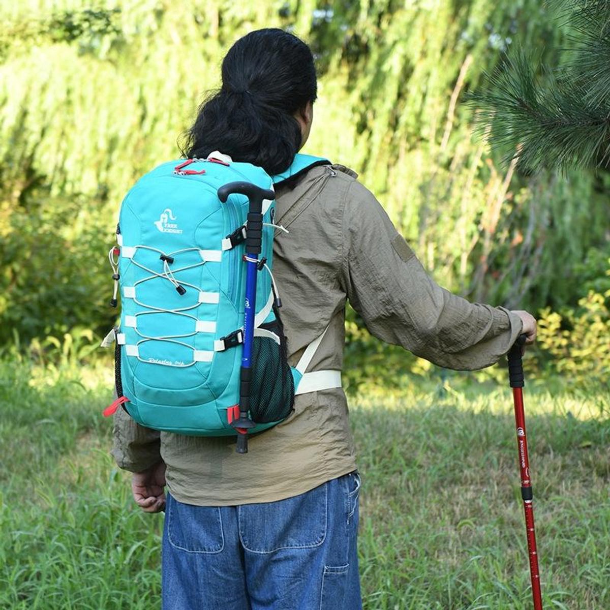 Free Knight 40L Outdoor Hiking Waterproof Backpack with Rain Cover FK0219