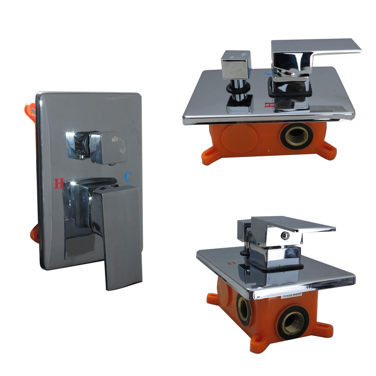 LMA Concealed 3 Way Shower & Bathtub Spout System with In-Wall Diverter