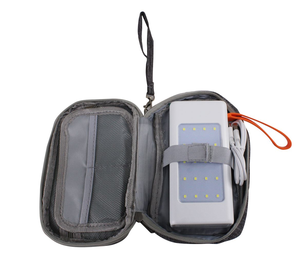 30000mAh PD 20W Fast Charging 4 USB Port Power Bank & Camping Lantern