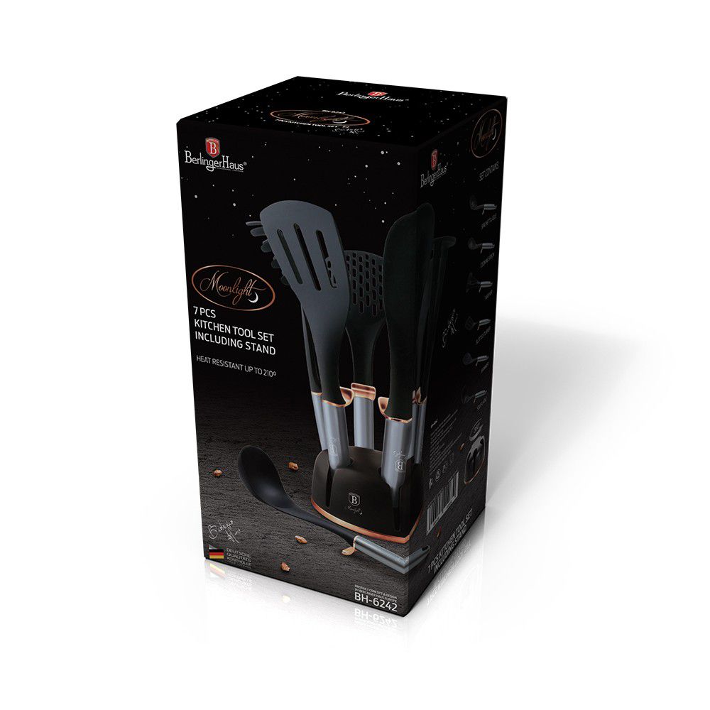 Berlinger Haus 7-Piece Kitchen Utensil Set - Moonlight Edition