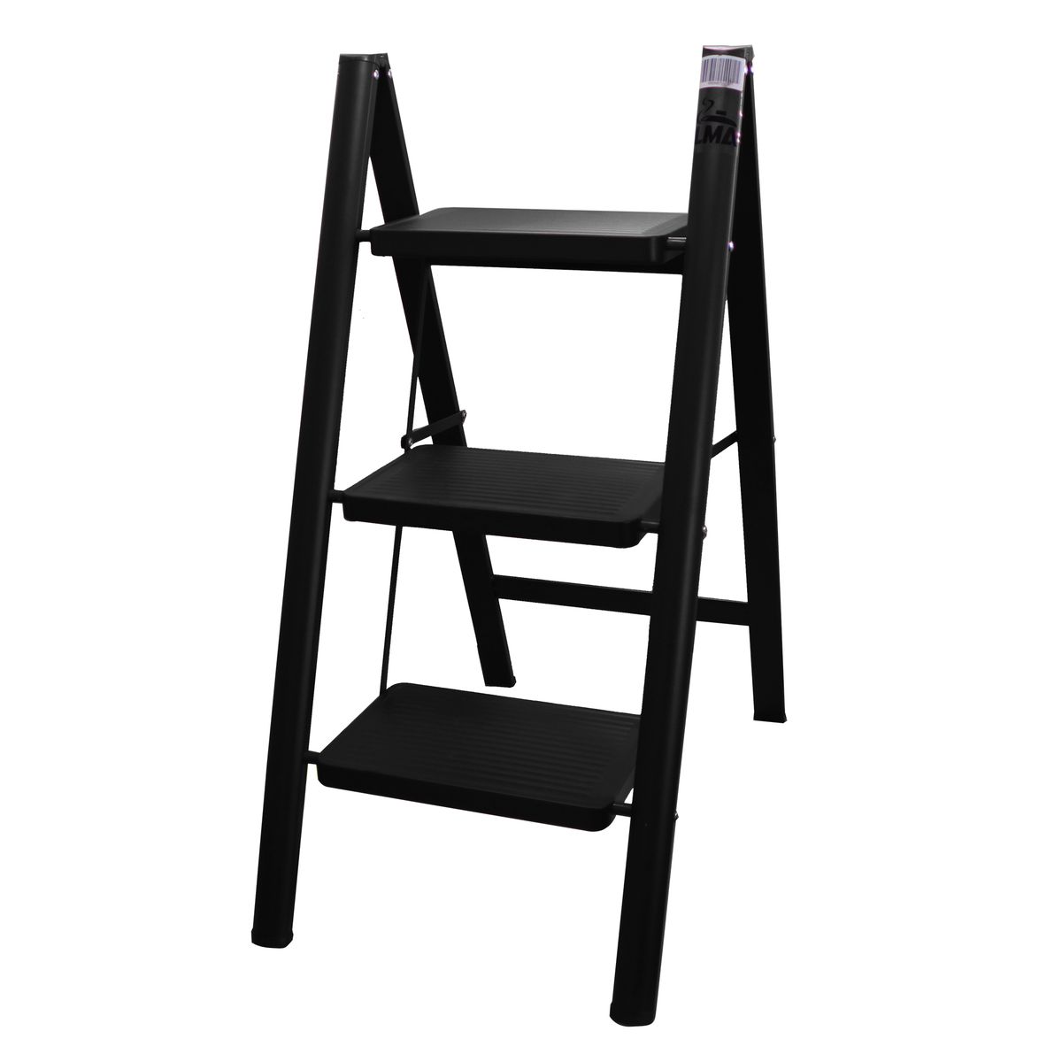 LMA 3 Step Home & Office Steel Folding Ladder - 150Kg Capacity