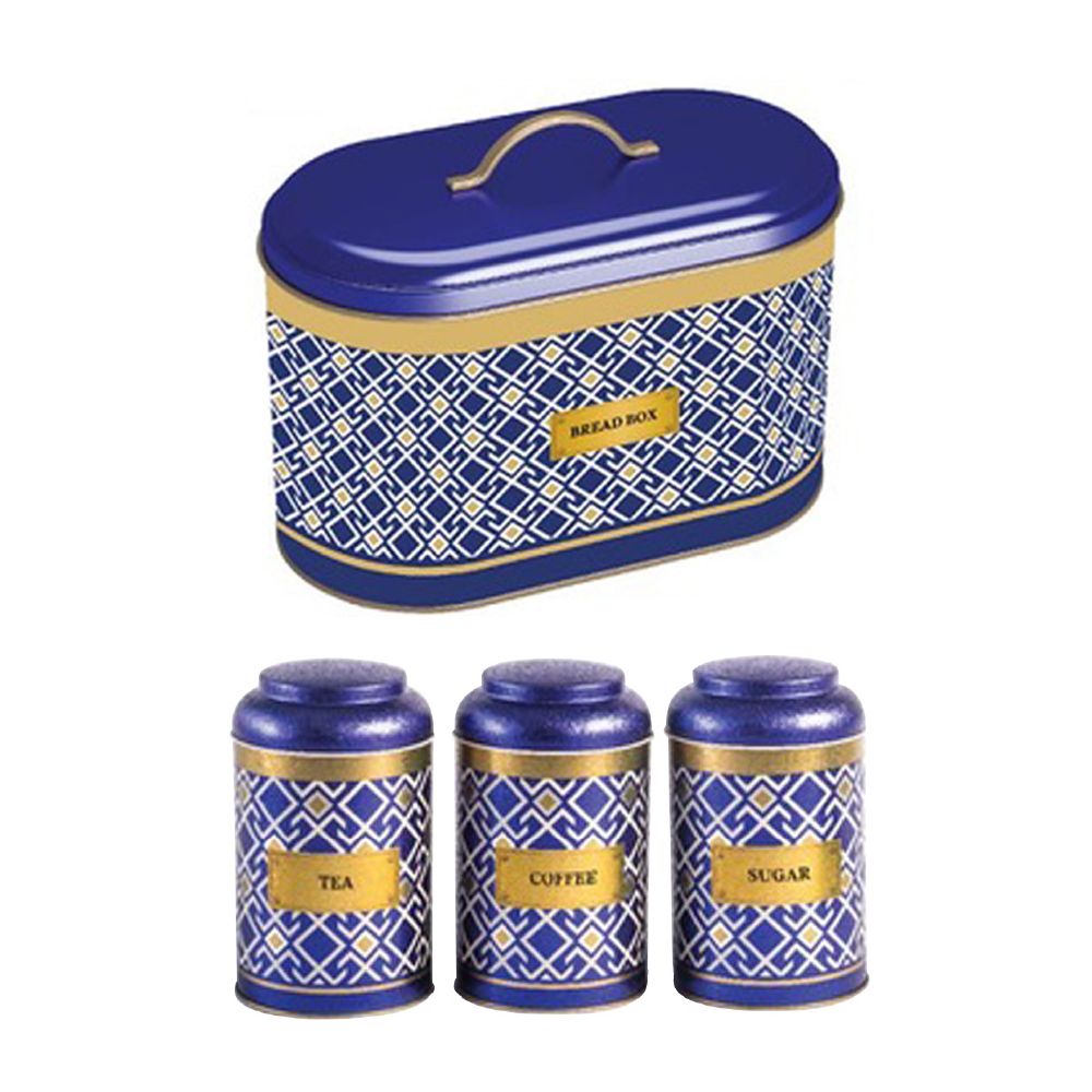 LMA - Oval Bread Bin And Canister Set