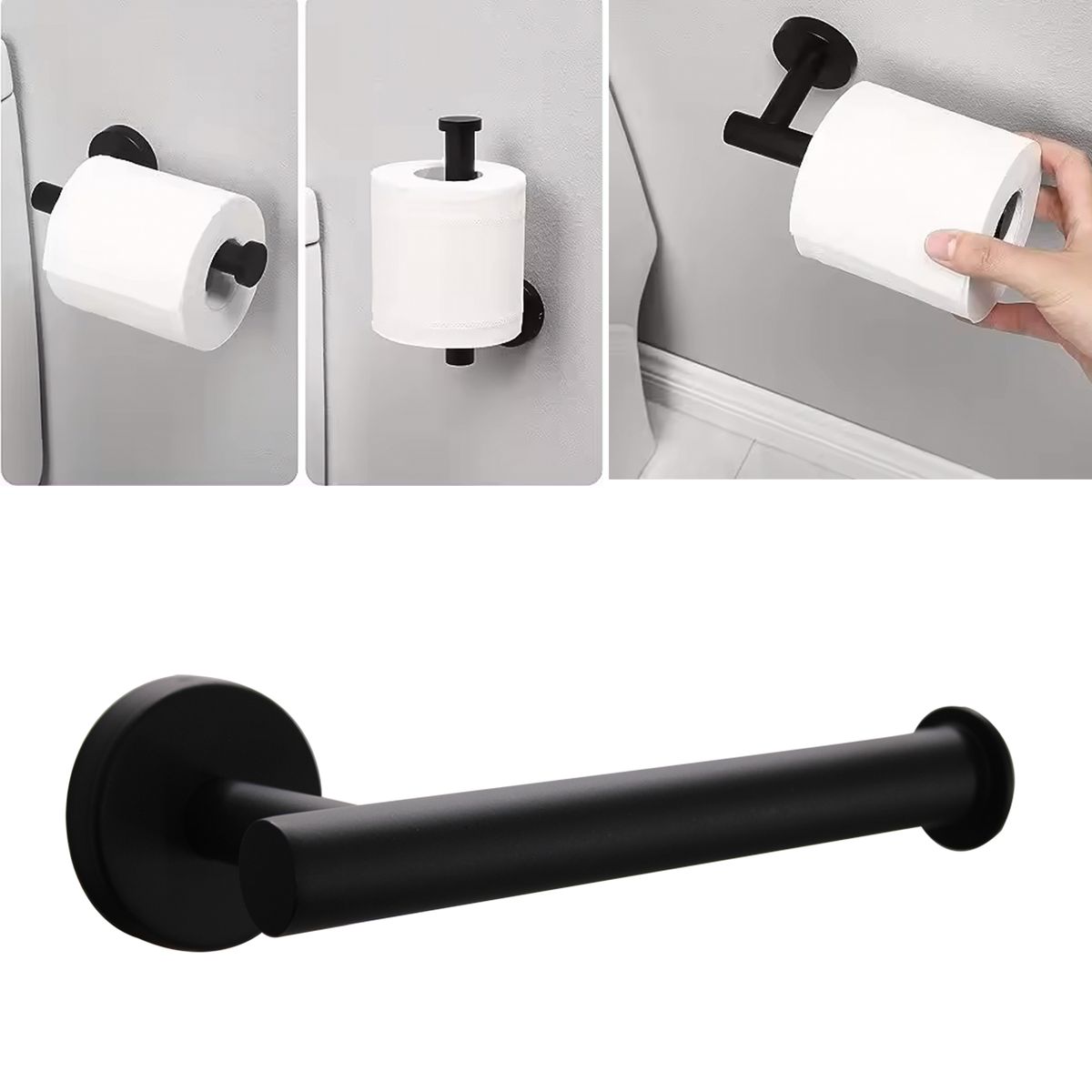 LMA 5 Piece DIY Bathroom Accessories Set with Robe Hook