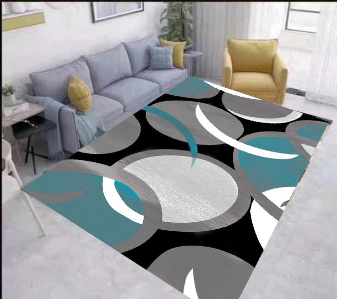 200cm by 150cm - Modern 3D Geometric Design Area 18 Rug
