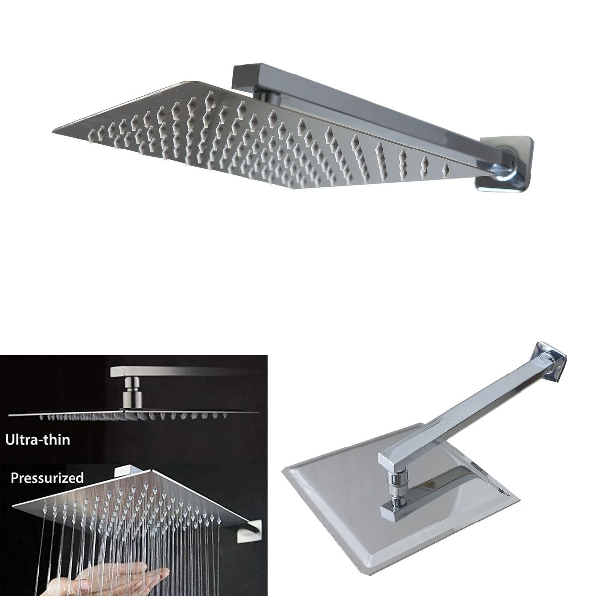 LMA Concealed 3 Way Shower & Bathtub Spout System with In-Wall Diverter