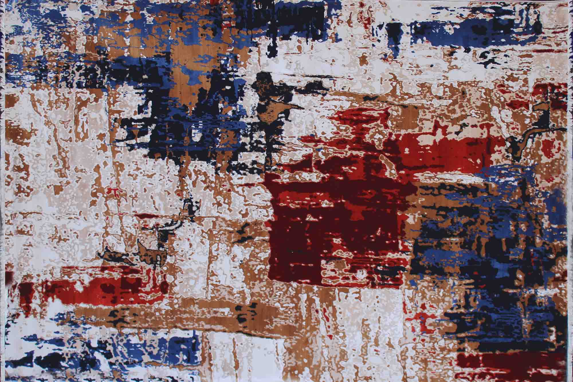 235x160cm Authentic Turkish Cappadocia Quality Woven Rug - Beige / Blue 5724A