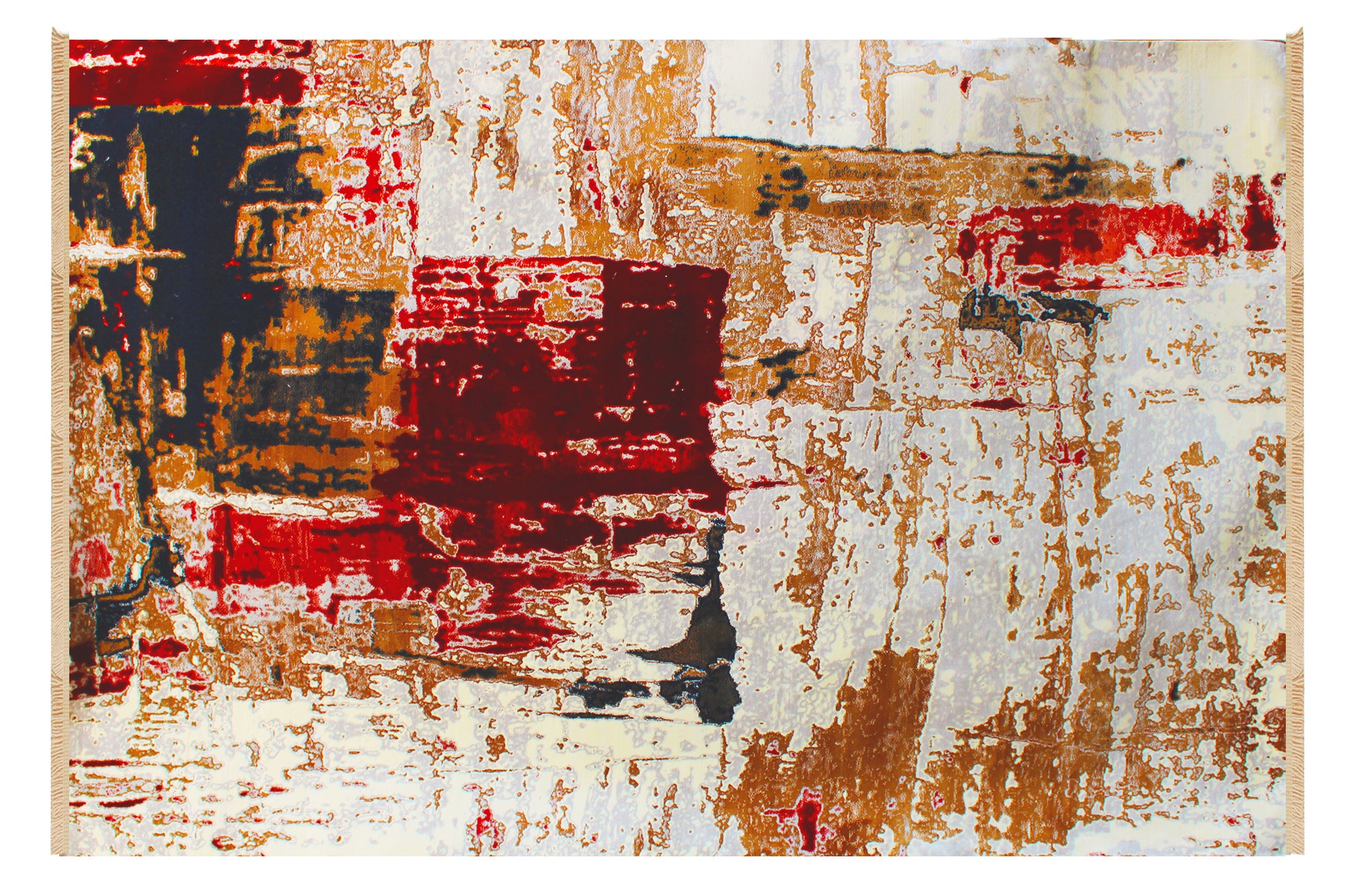 235x160cm Authentic Turkish Cappadocia Quality Woven Rug - Beige / Navy 5724A