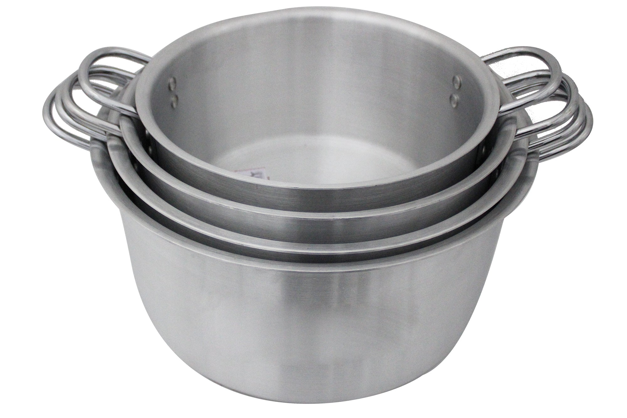 8 Piece Pure Aluminium Extra-Large Casserole Pot Set - Megna Set