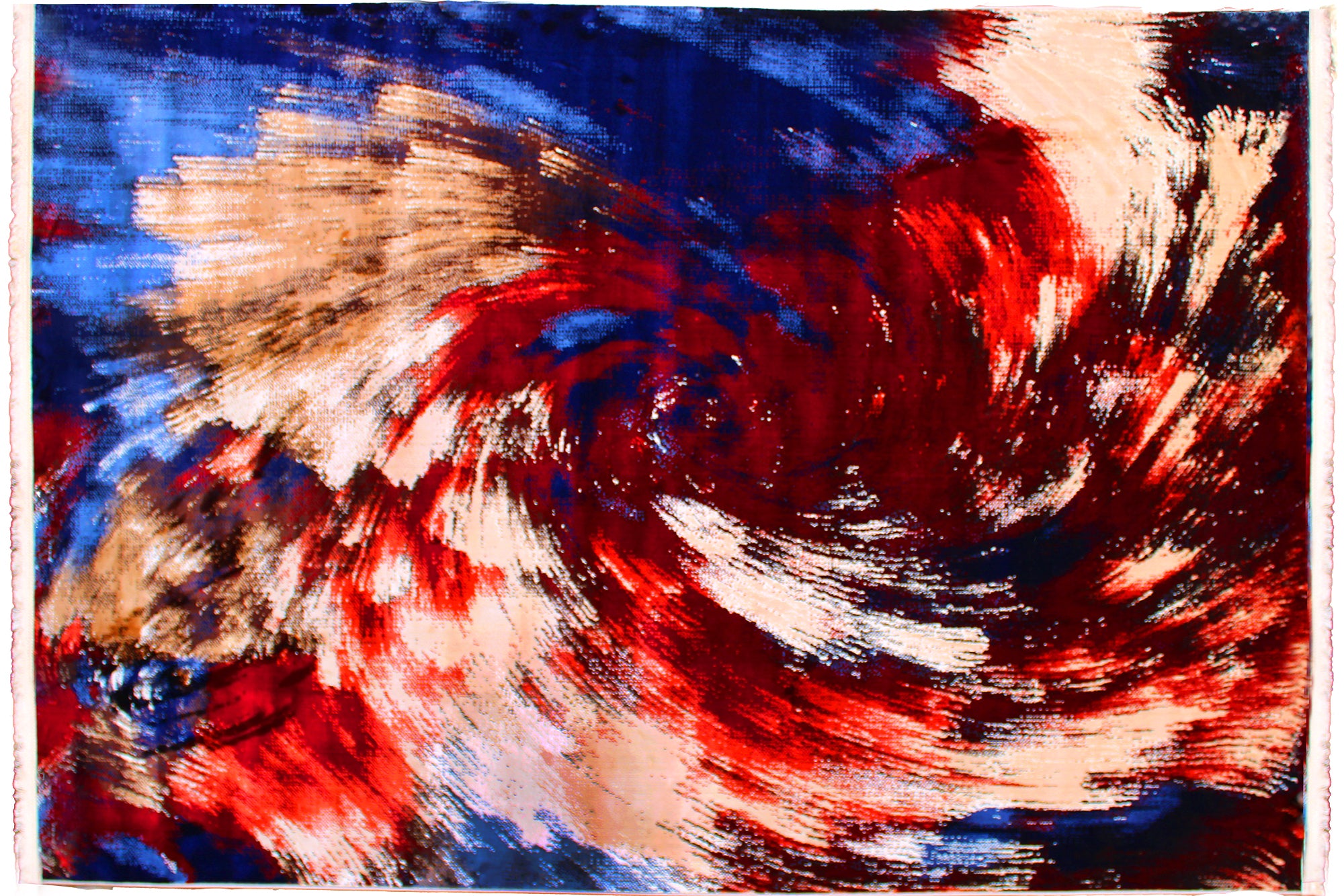 235x160cm Authentic Turkish Cappadocia Quality Woven Rug - Beige / Red 9948A