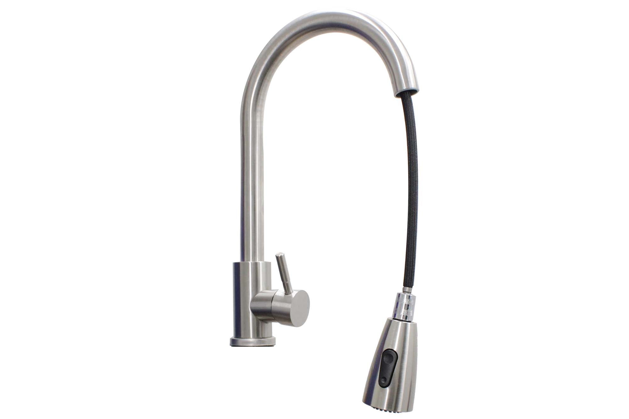 LMA Heavy Duty Kitchen Tap Mixer with Self-Retracting Pullout Faucet BA6830