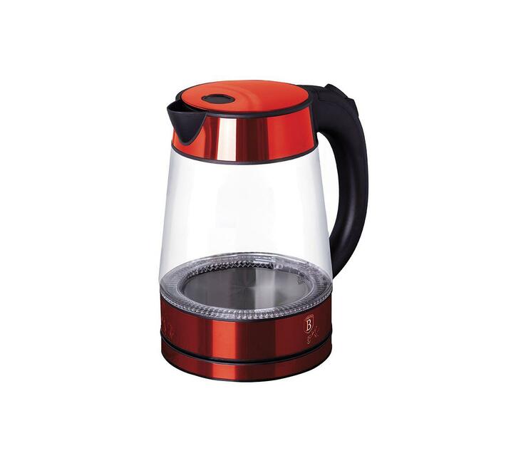 Berlinger Haus 1.7L Electric Glass Kettle - Burgundy