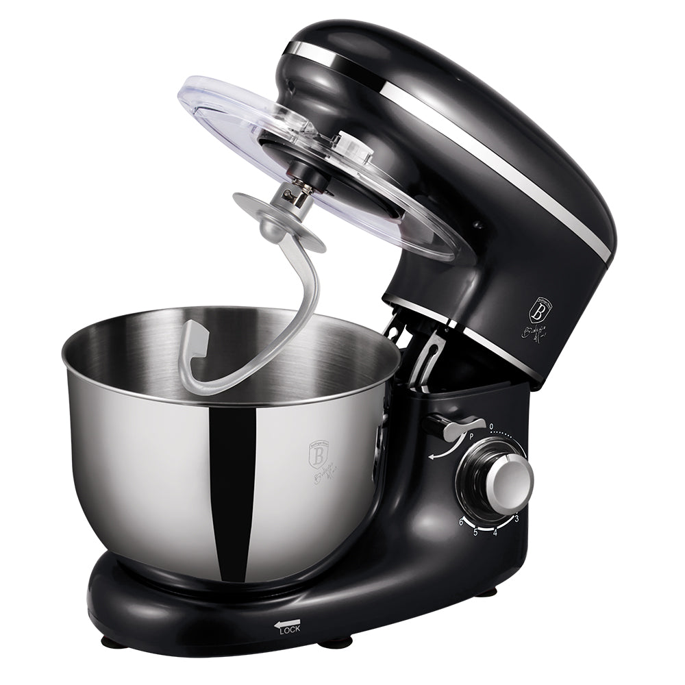 BERLINGER HAUS 1300W HEAVY DUTY KITCHEN MACHINE STAND MIXER - CARBON PRO