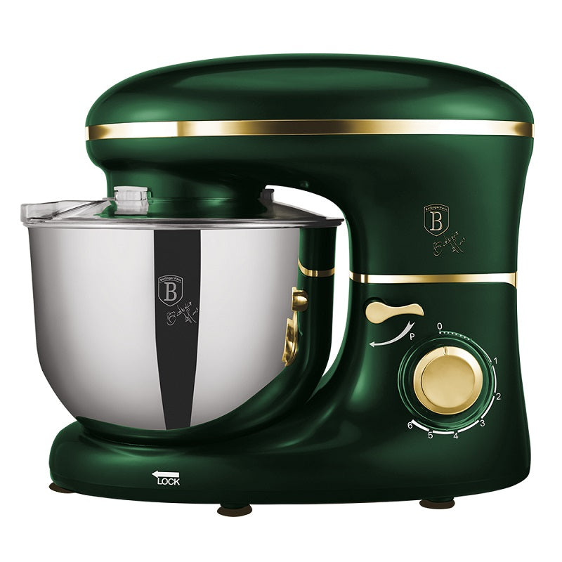 Berlinger Haus 1300W Heavy Duty Kitchen Machine Stand Mixer - Emerald Green