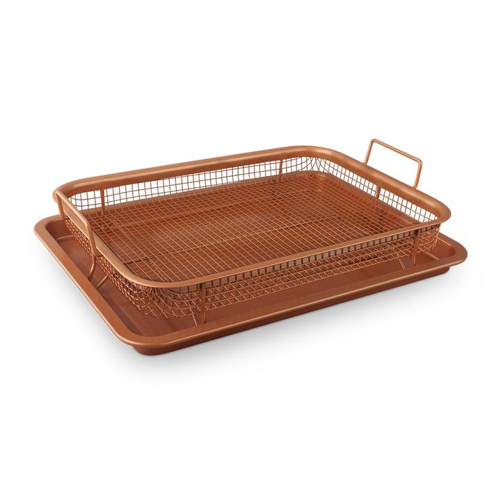 Blaumann 2 Piece Crispy Baking Tray with Metal Basket Le Chef Collection