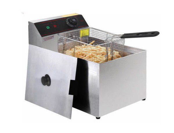 Ideal 6L Stainless Steel Single Tank Electric Fryer