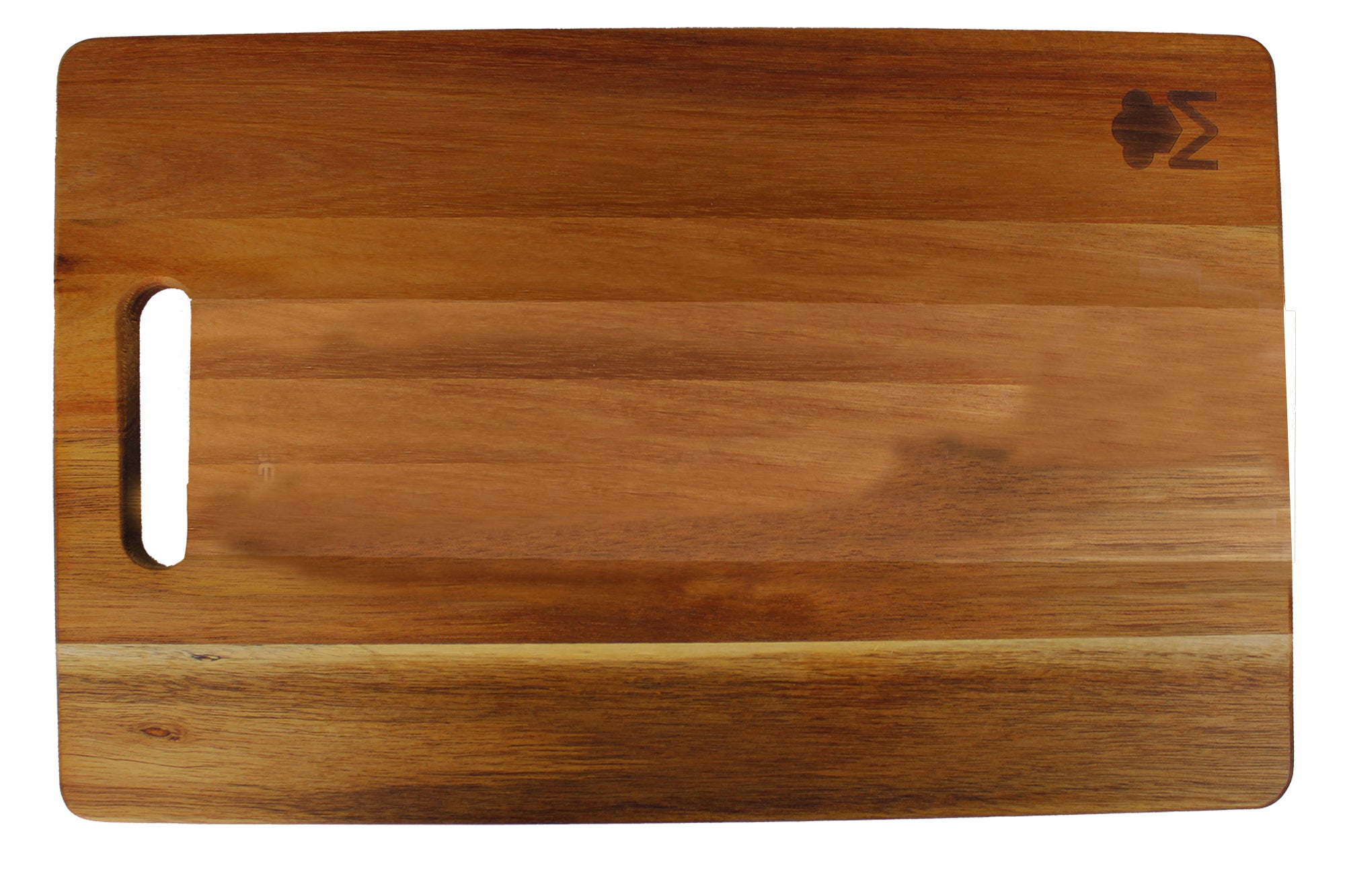 Bergner Masterpro Smart 40x25cm Natural Wood Chopping Board - Acacia Wood