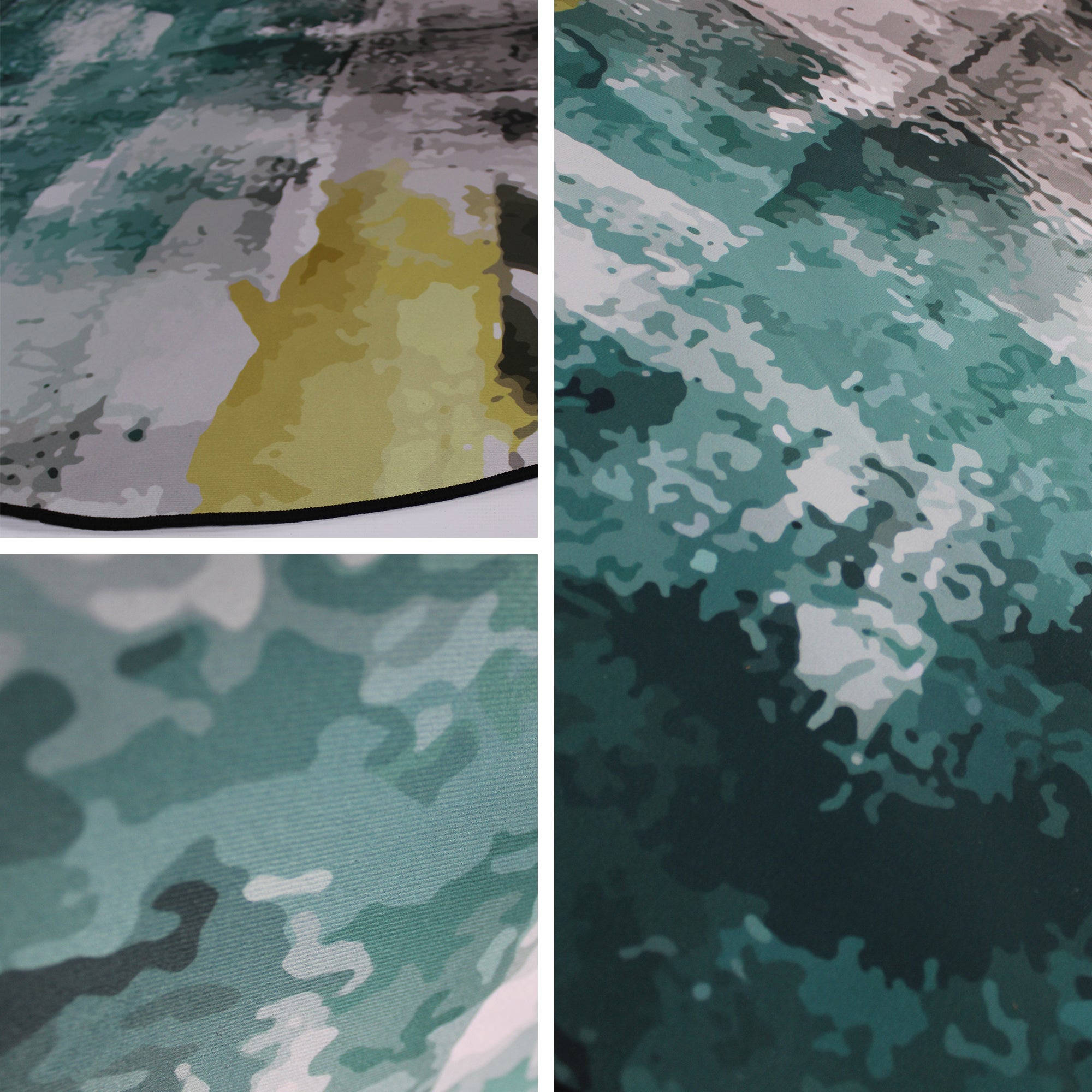 160cm Round LMA Branded 3D Printed Area Rug Lightweight - R4