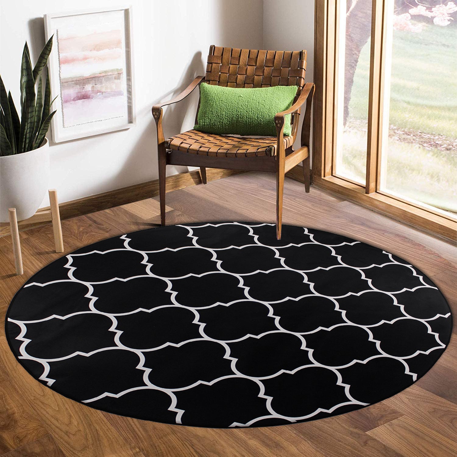 160cm Round LMA Branded 3D Printed Area Rug Lightweight - RCX61