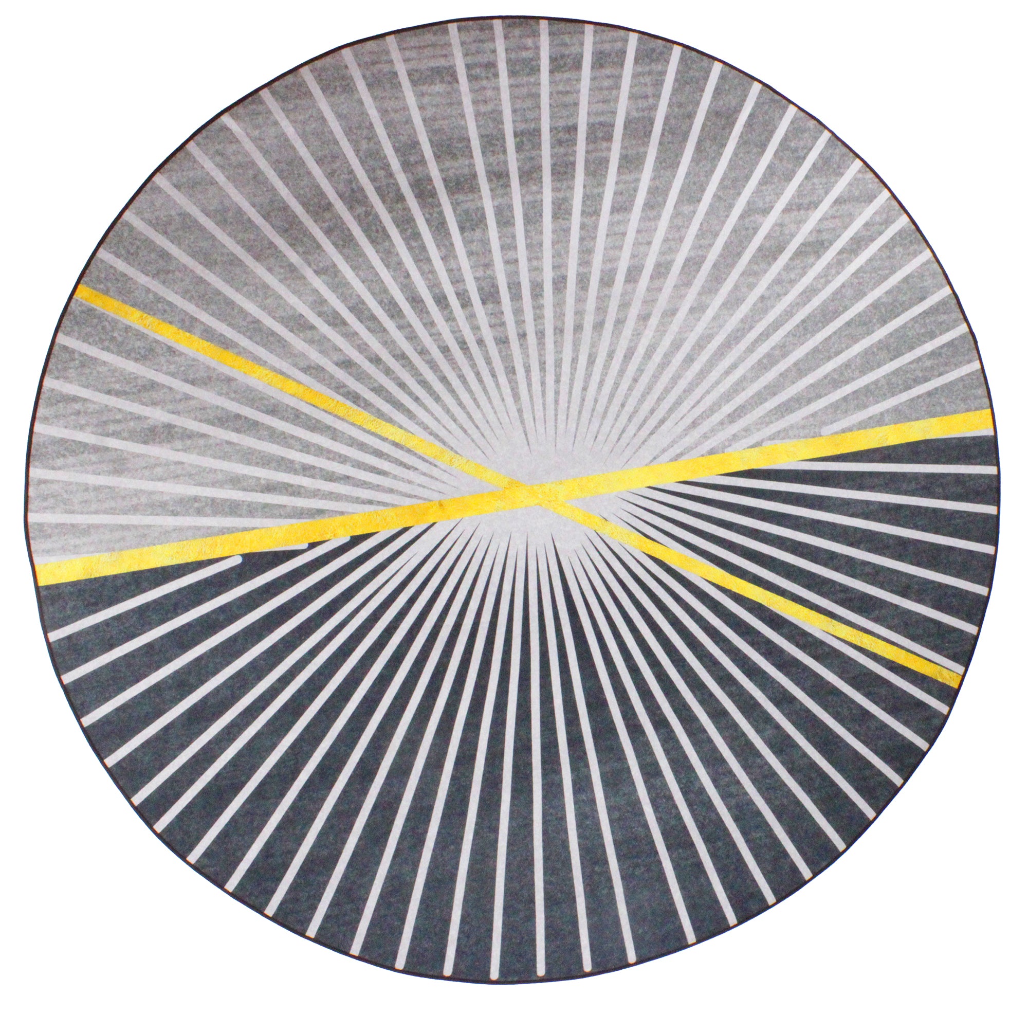 160cm Round LMA Branded 3D Printed Area Rug Lightweight - RCX62