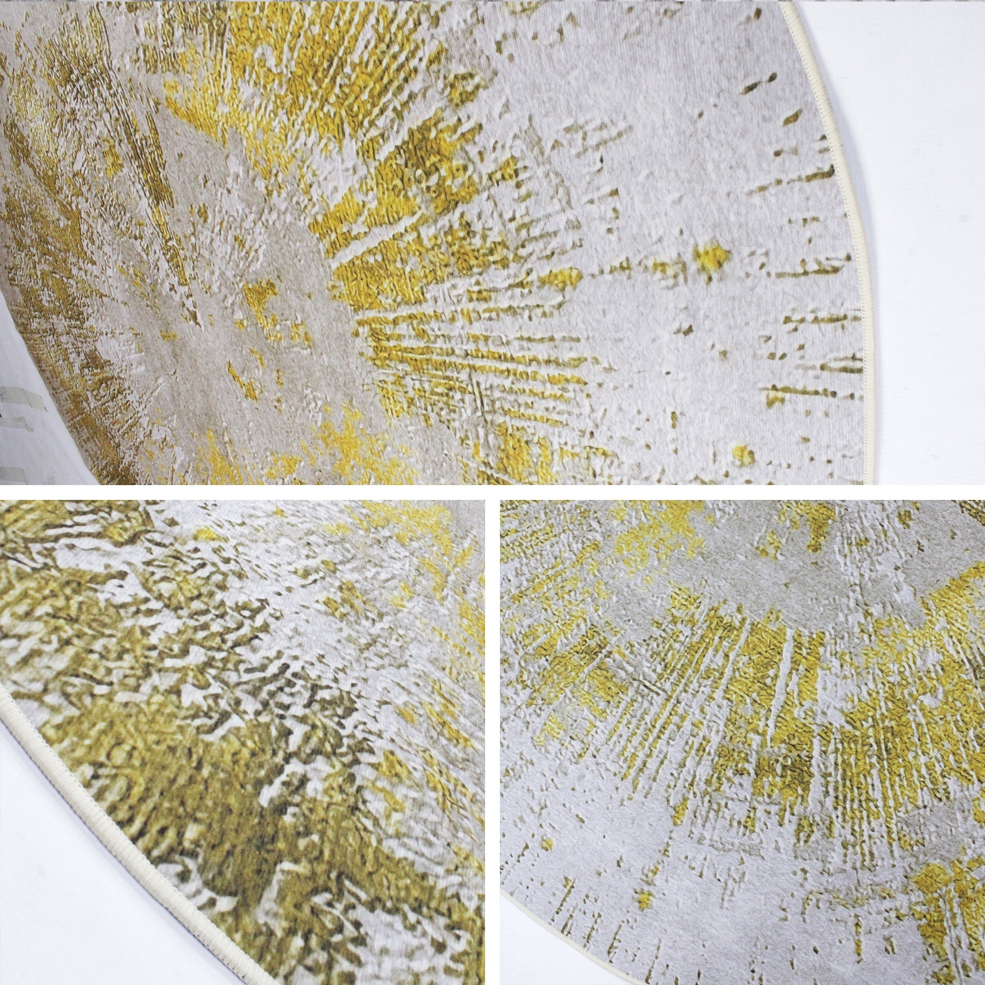 160cm Round LMA Branded 3D Printed Area Rug Lightweight - RCX63