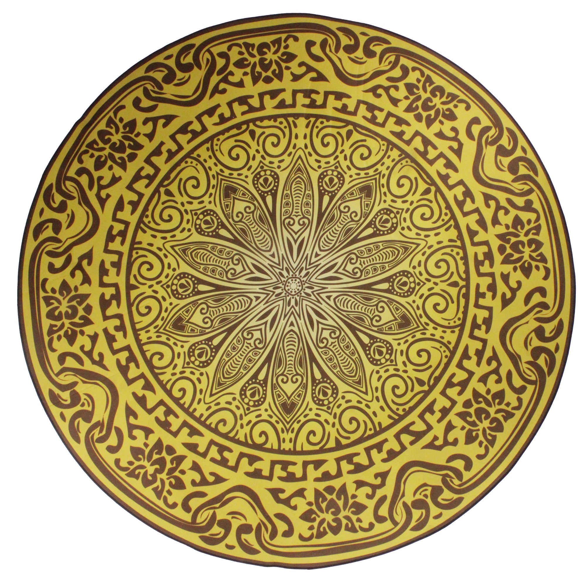 160cm Round LMA Branded 3D Printed Area Rug Lightweight - RM51