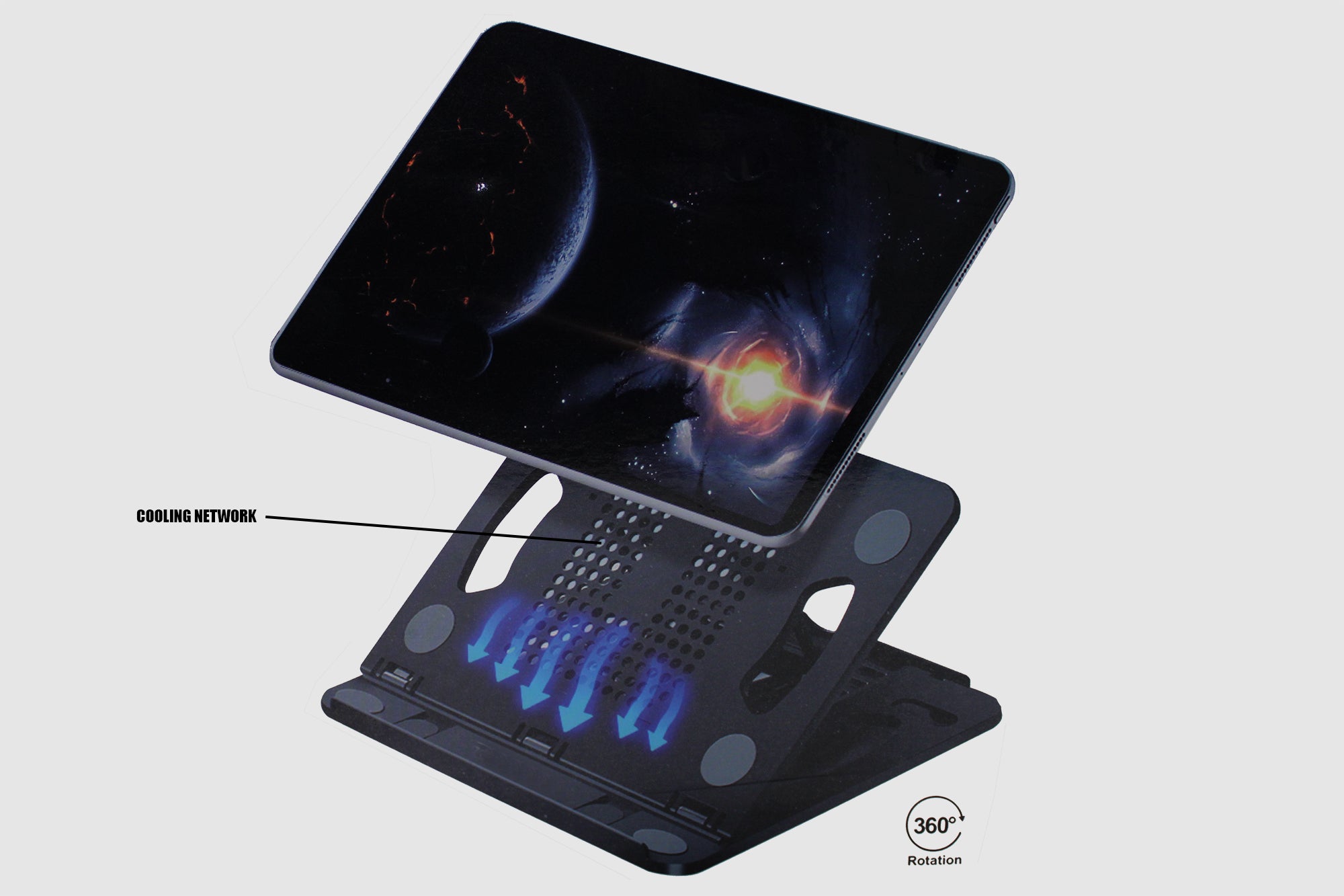 Portable 360 Degree Multi-Angle Adjustable Tablet PC Bracket