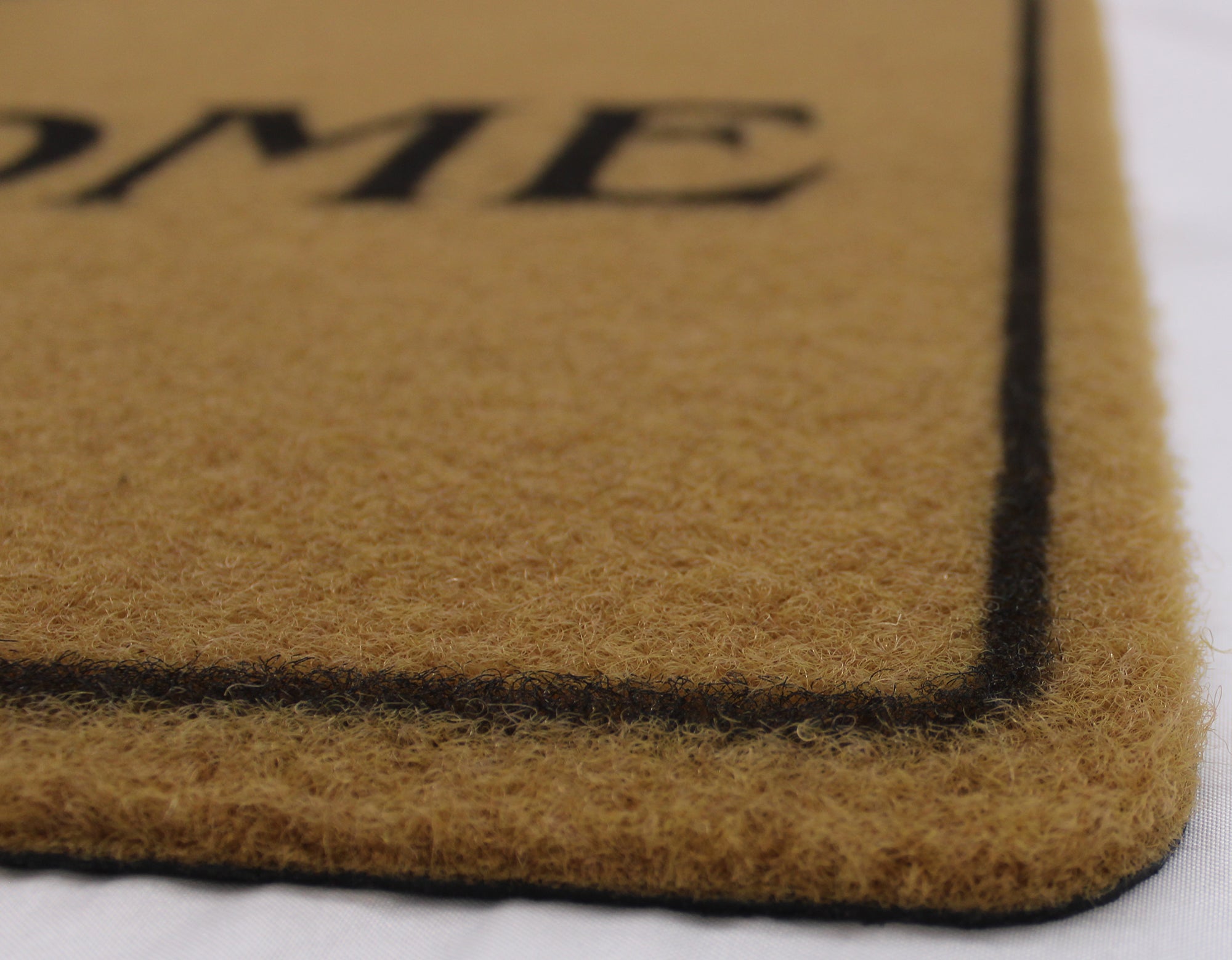 60cm x 39cm Durable Non Shedding Synthetic Coir Floor Mat - Welcome