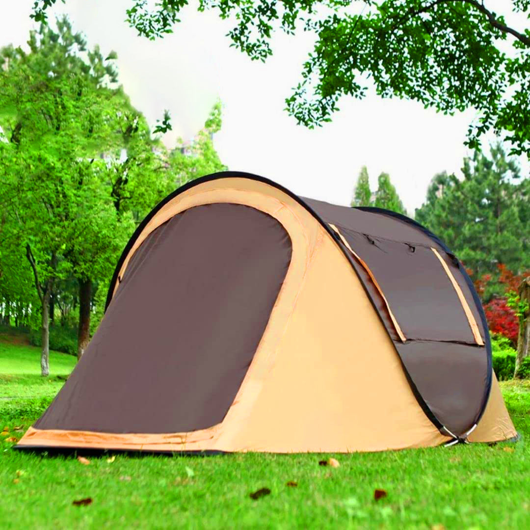 Campmate UV & Waterproof 2 Person Open House Instant Tent with Ventilation Screens