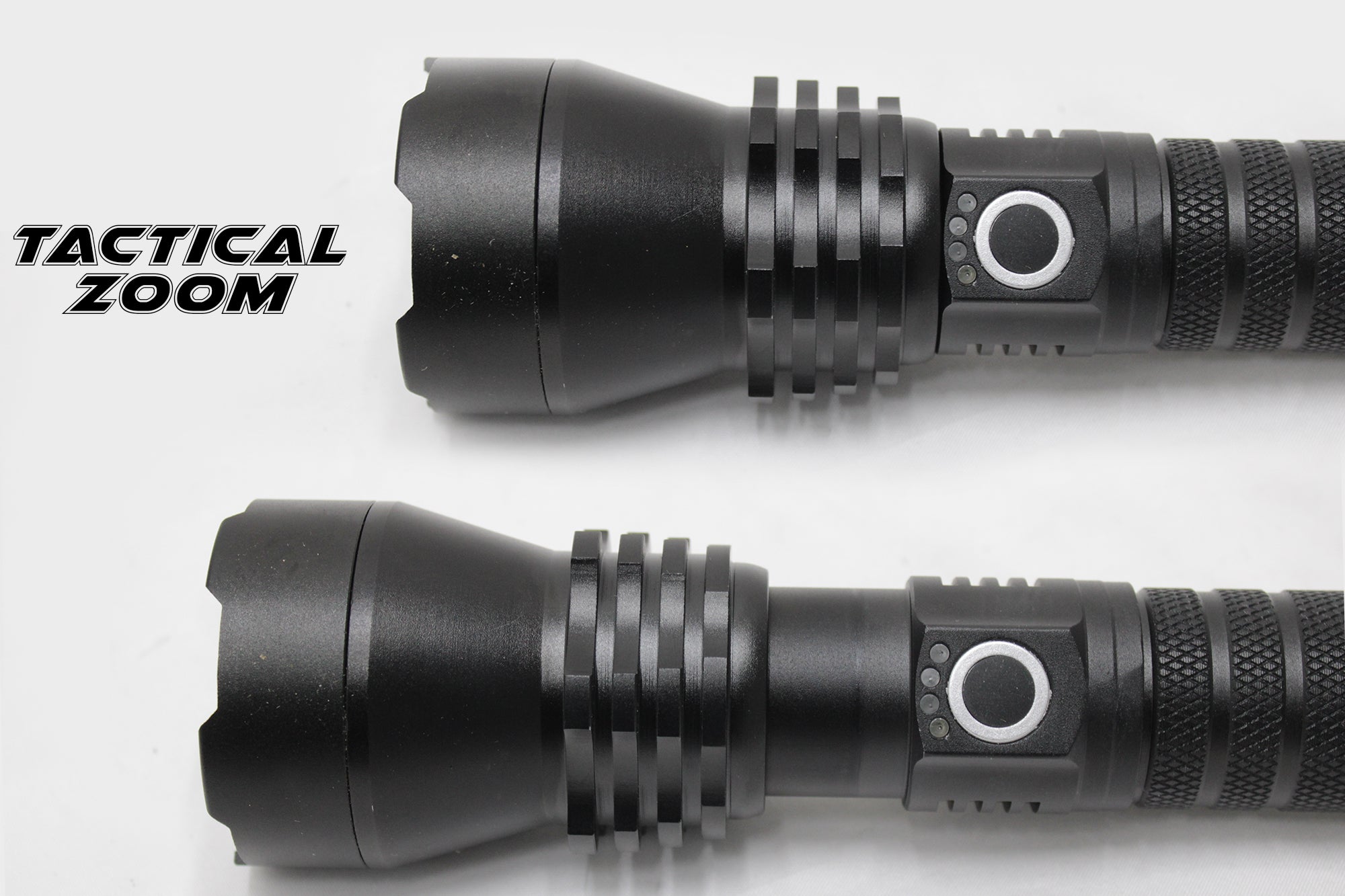 LMA - LED High Lumen Rechargeable Flashlight with Strap - Black