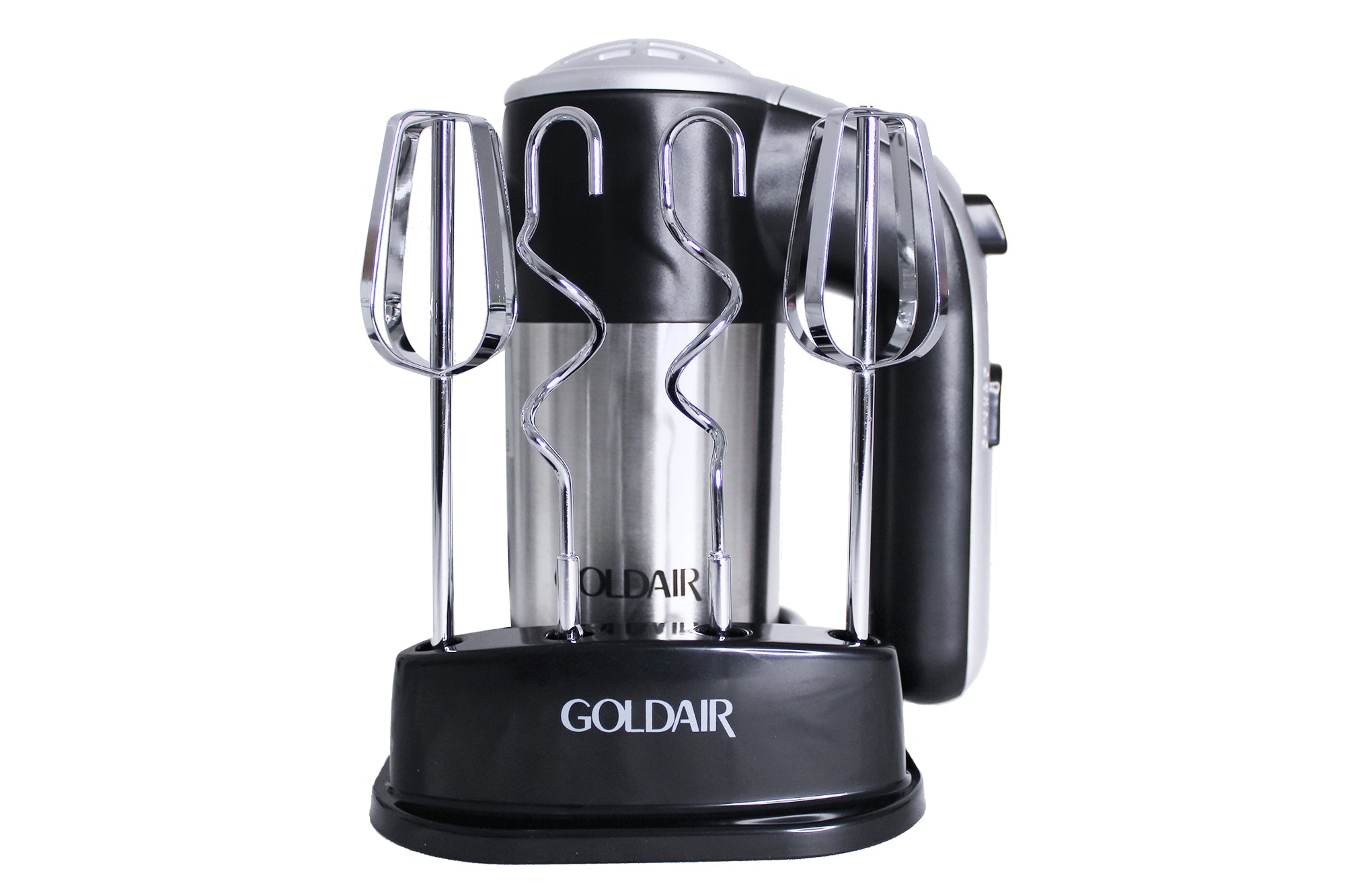 Goldair Food Prep Stainless Steel Hand Mixer & Accessory Set GDHMS-338